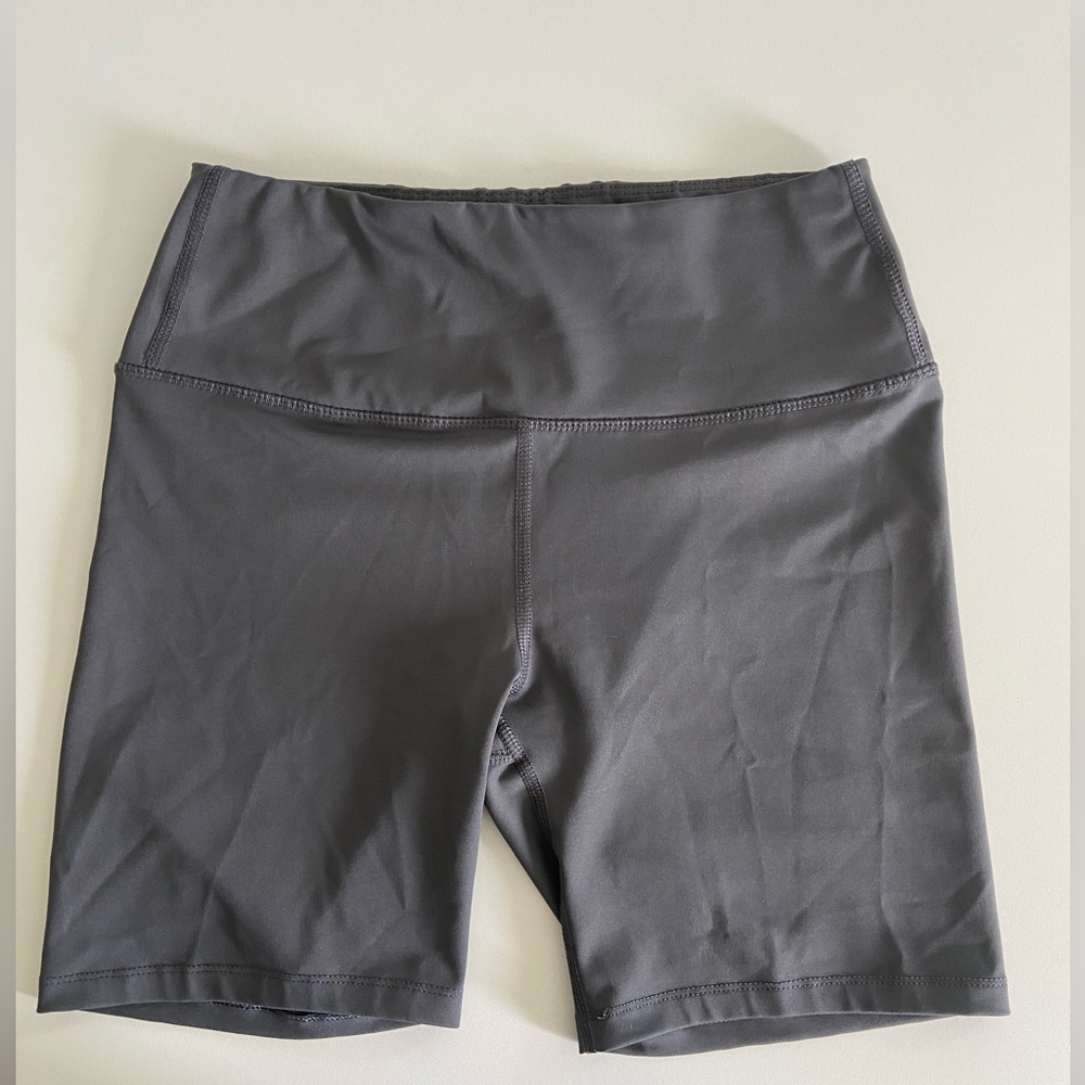 Grey workout shorts